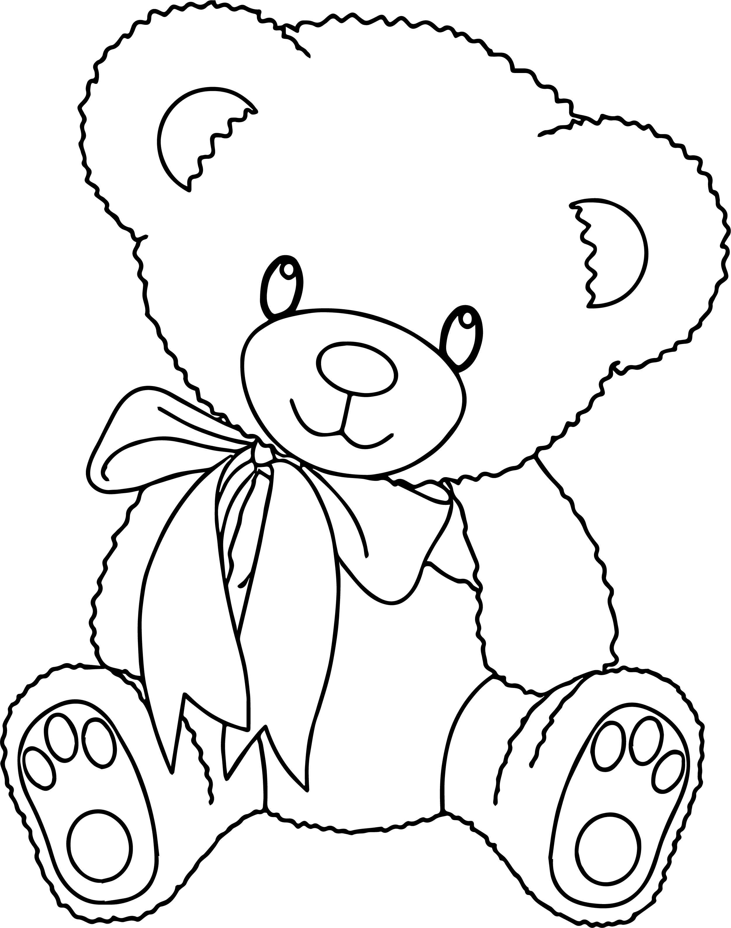 65 Teddy Bear Coloring 1