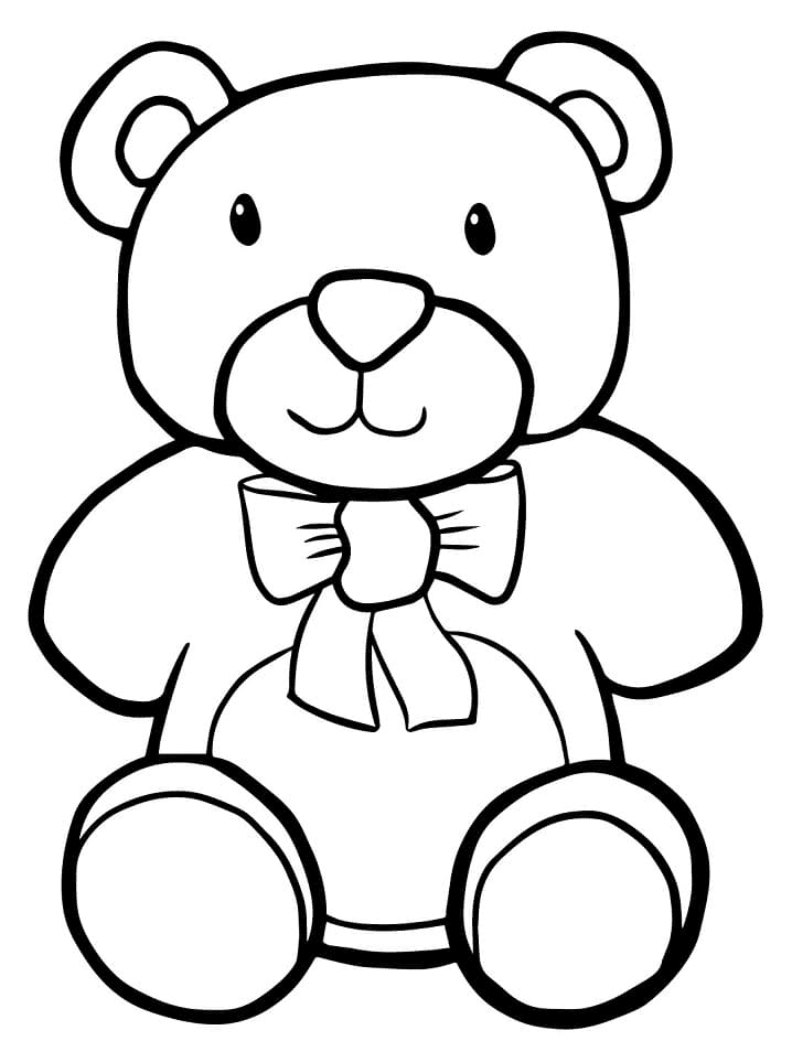 65 Teddy Bear Coloring 18