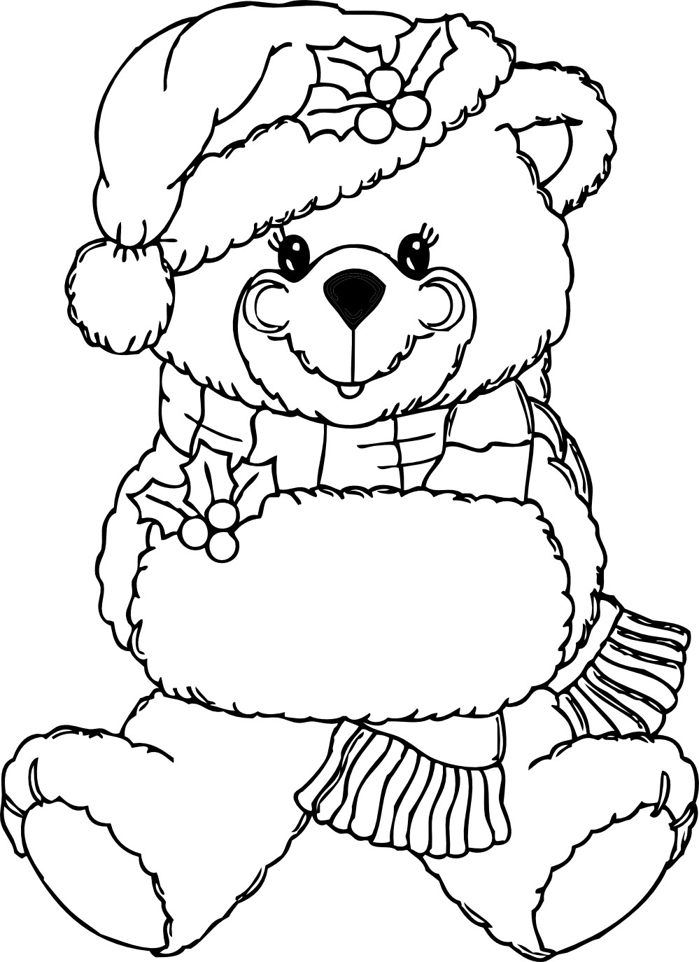 65 Teddy Bear Coloring 24