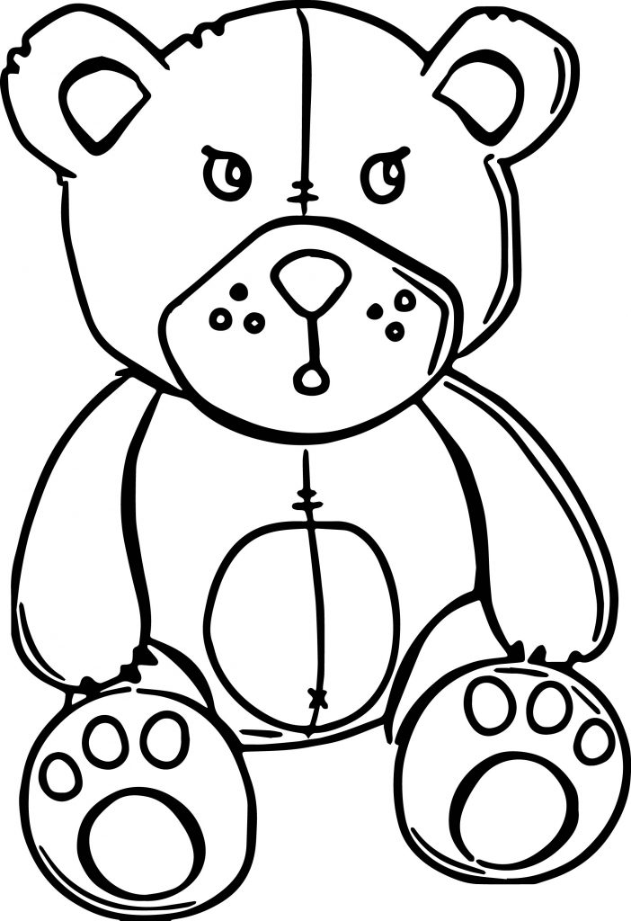 65 Teddy Bear Coloring 25