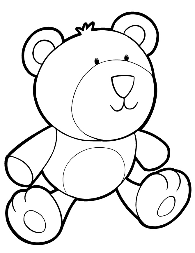 65 Teddy Bear Coloring 27