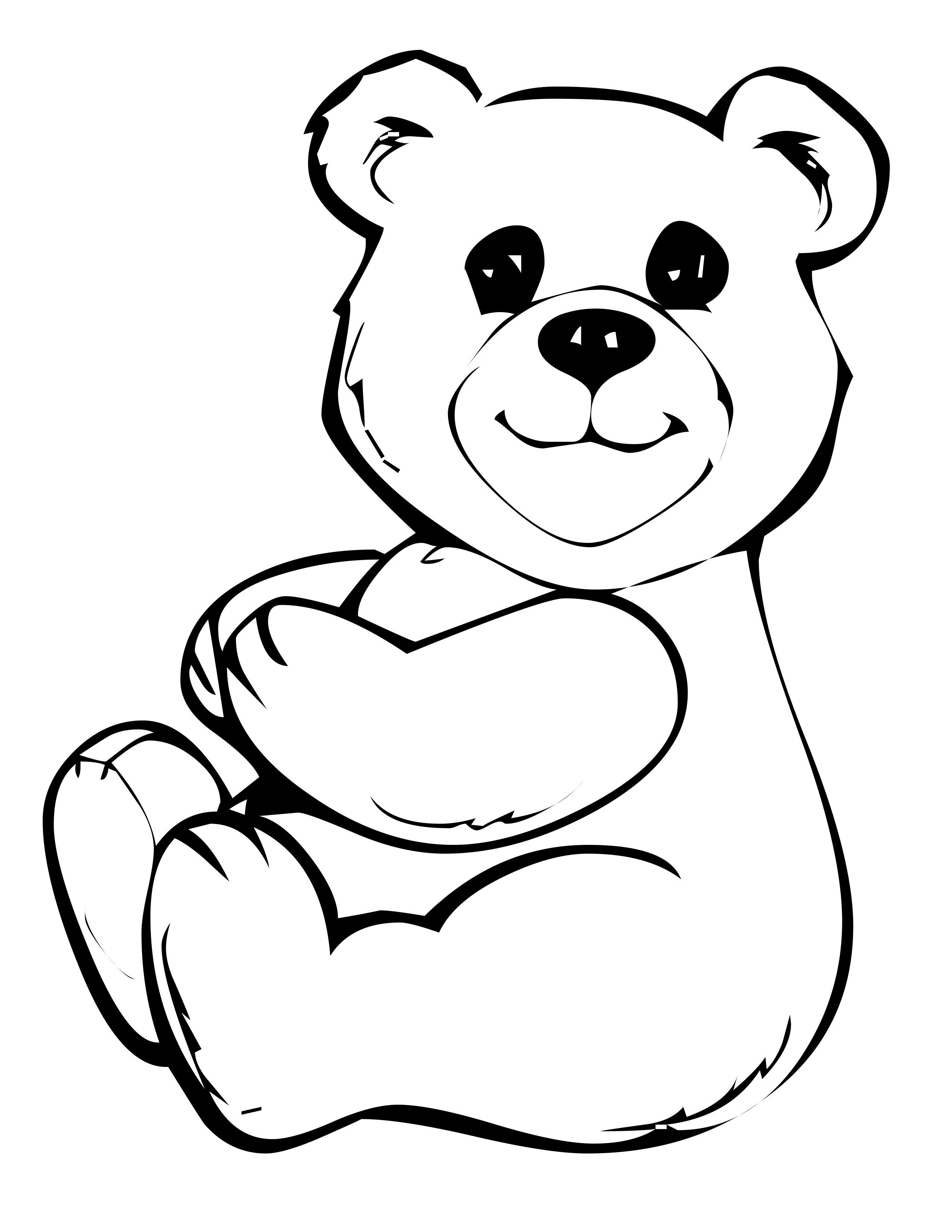 65 Teddy Bear Coloring 32