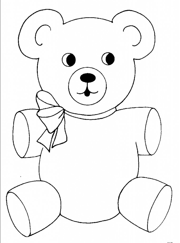 65 Teddy Bear Coloring 61