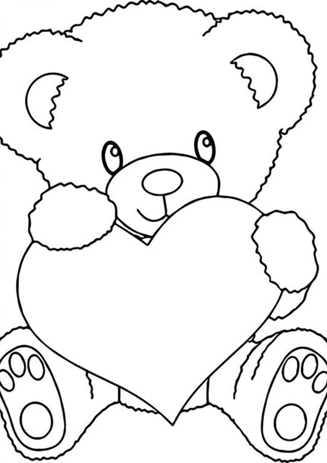 65 Teddy Bear Coloring 64