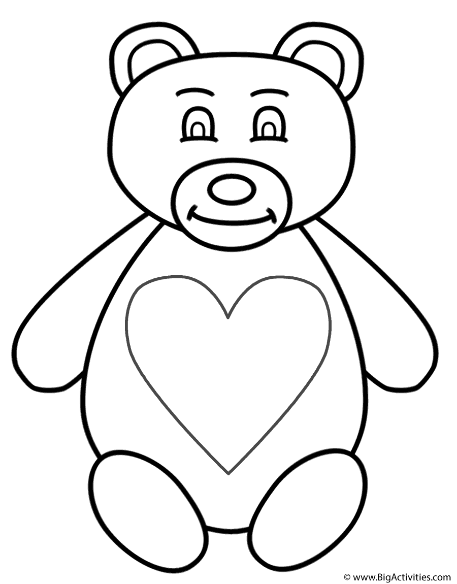 65 Teddy Bear Coloring 66