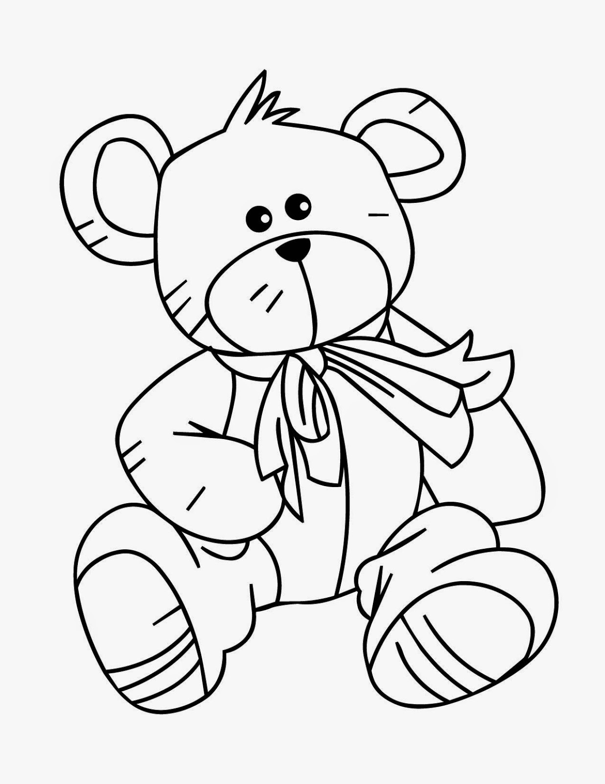 65 Teddy Bear Coloring 69