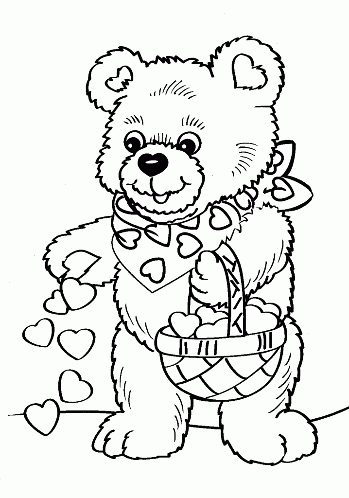 65 Teddy Bear Coloring 76