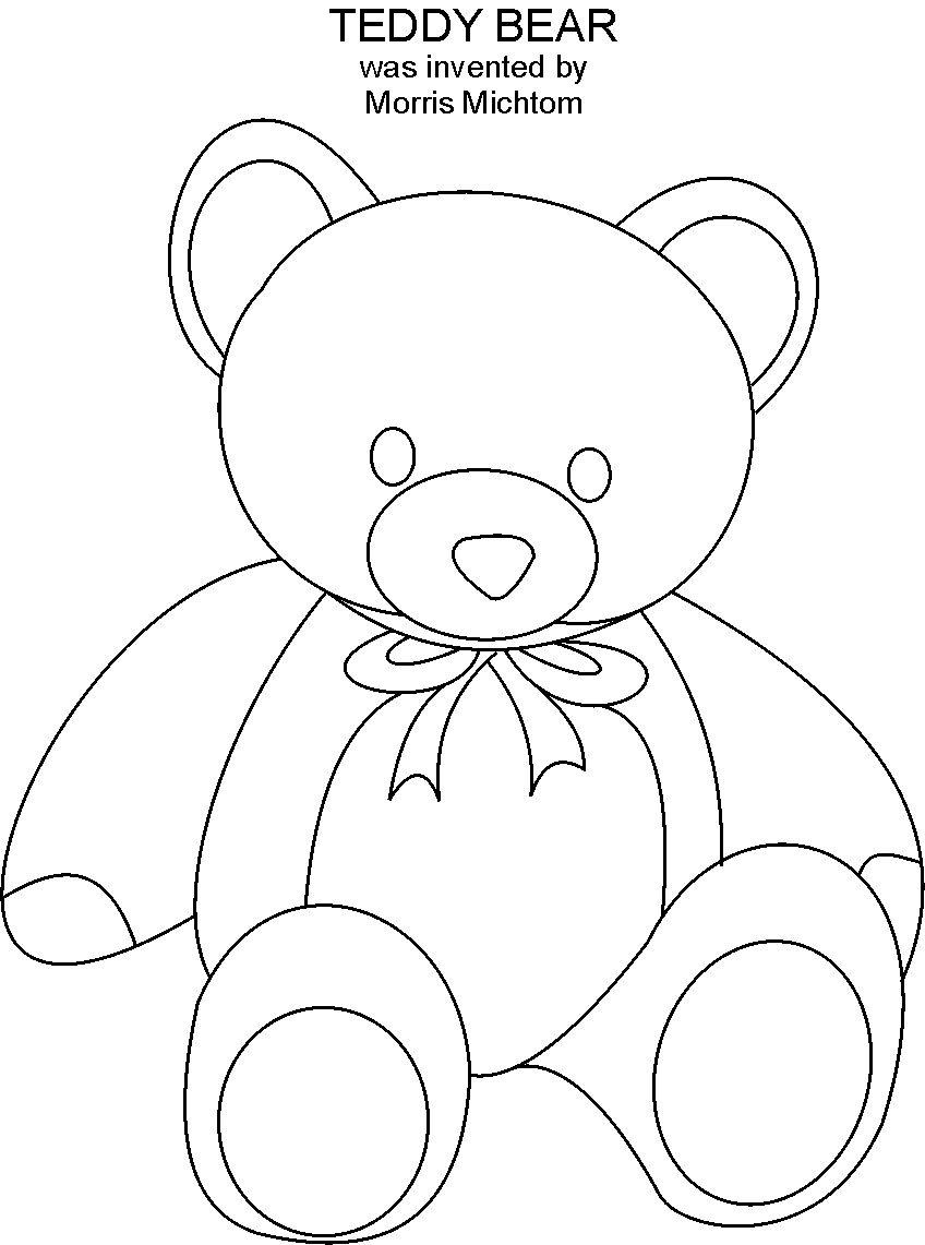 65 Teddy Bear Coloring 77