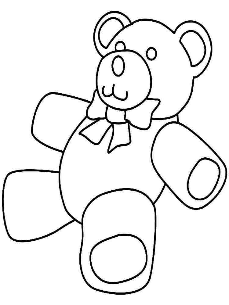 65 Teddy Bear Coloring 78