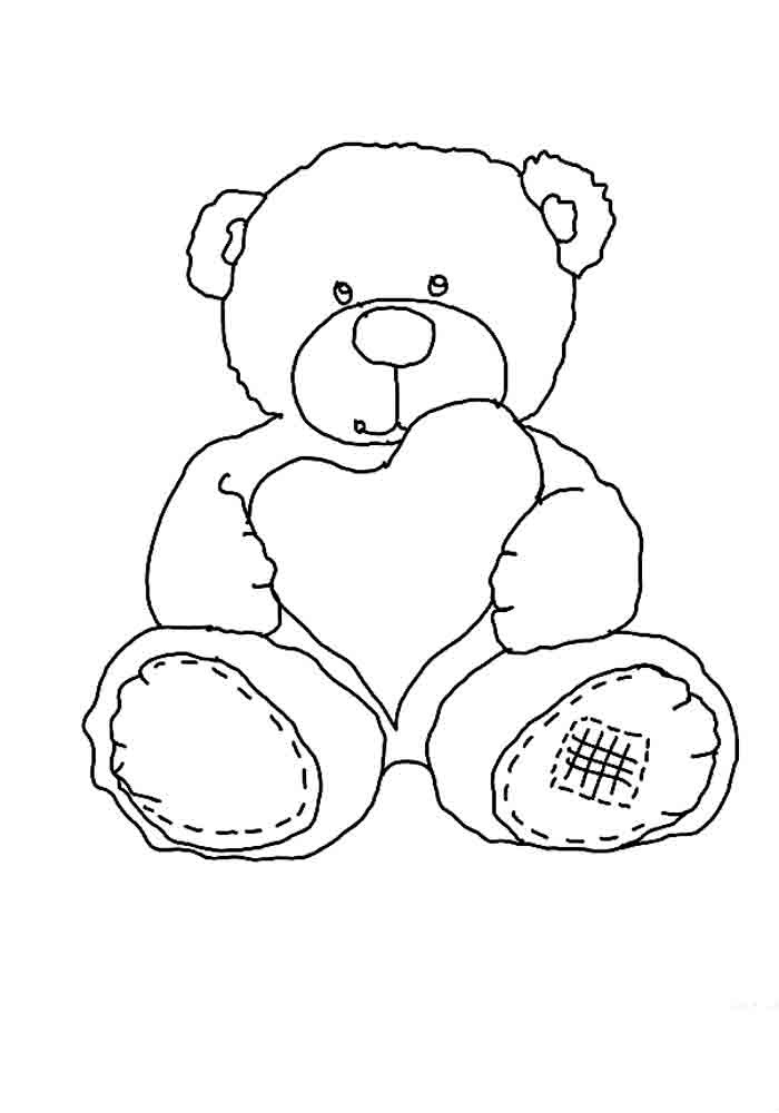 65 Teddy Bear Coloring 79