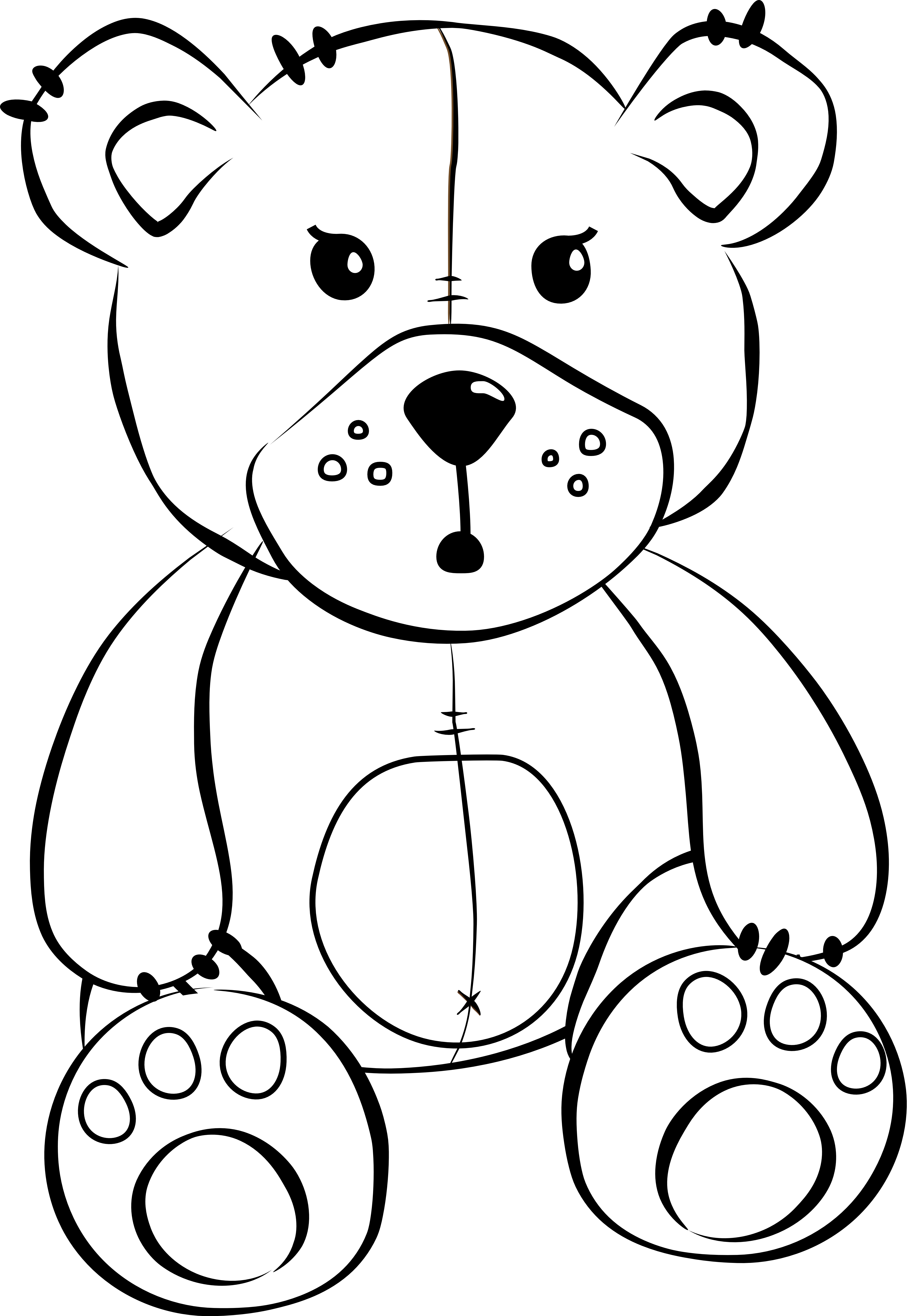 65 Teddy Bear Coloring 80