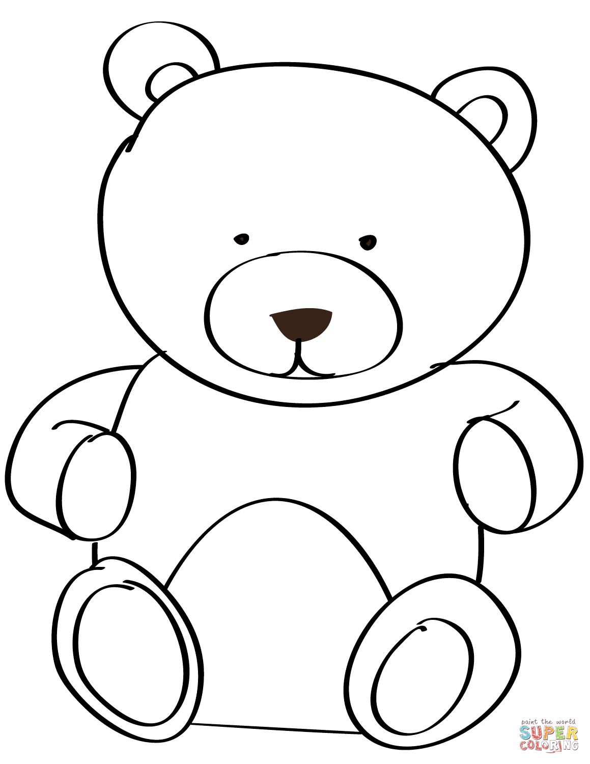 65 Teddy Bear Coloring 81