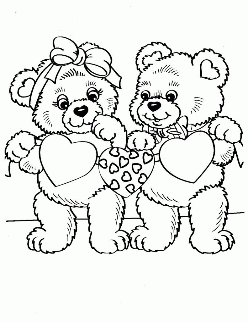 65 Teddy Bear Coloring 84