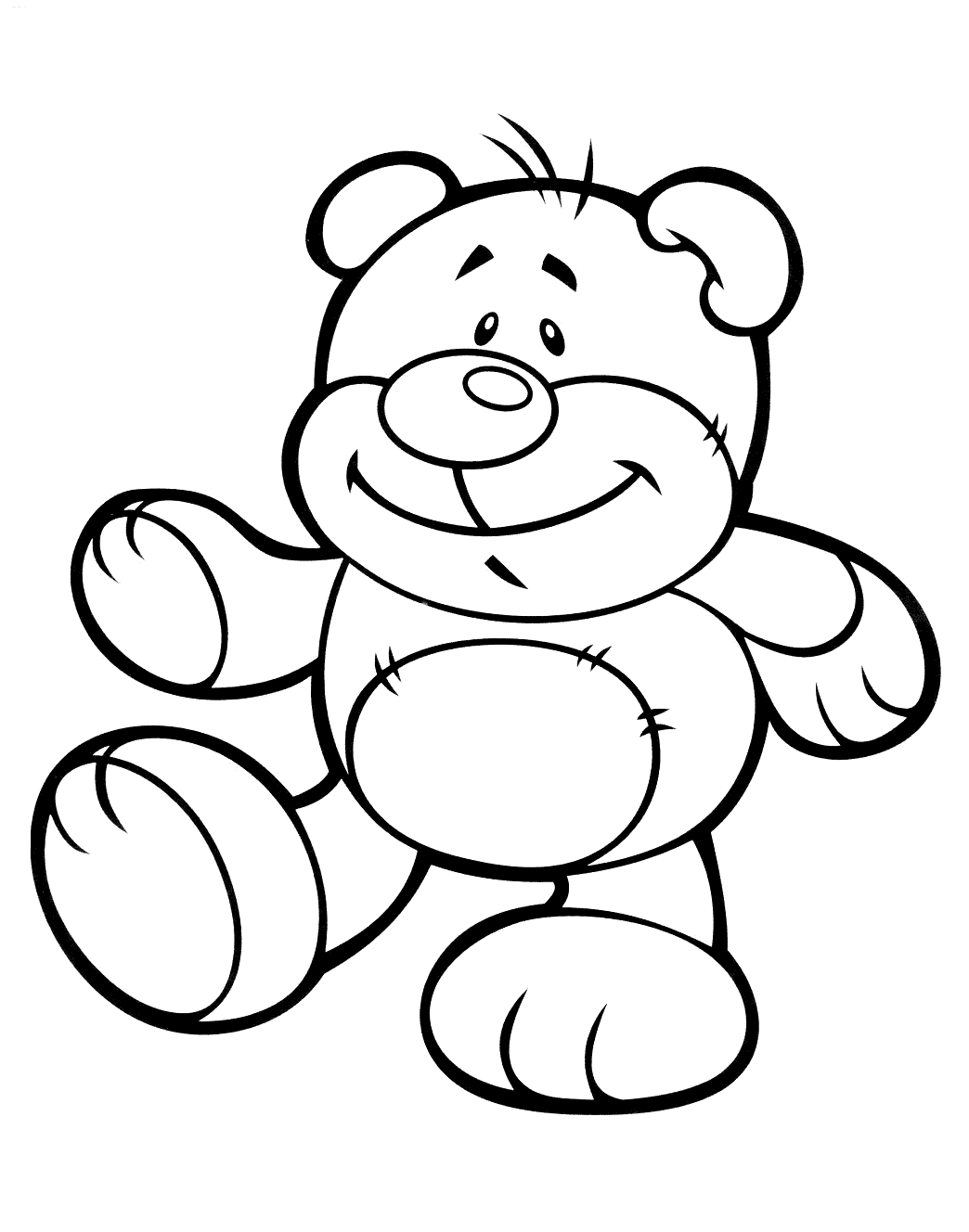 65 Teddy Bear Coloring 97