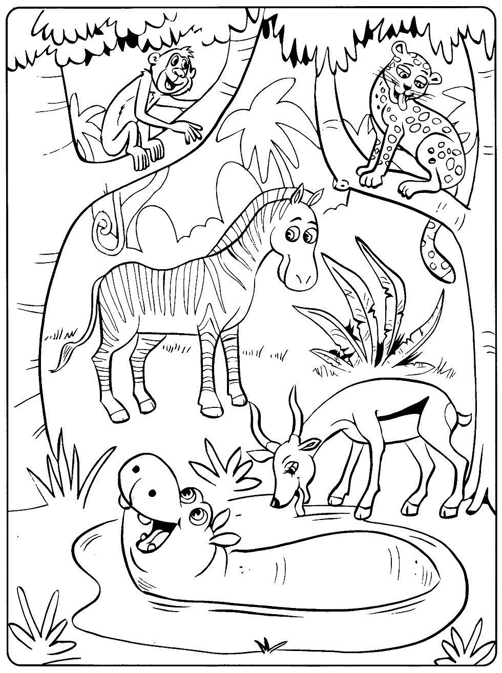 80 Free Coloring Pages Animals 2