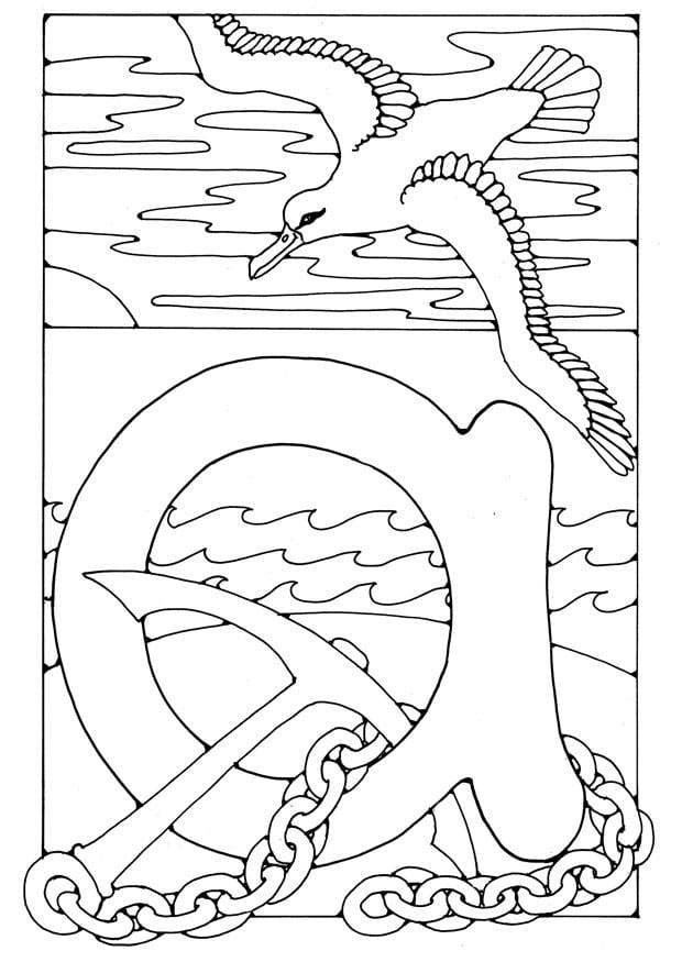 Coloring Pages Letter A 20