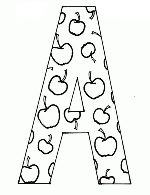 Coloring Pages Letter A 24