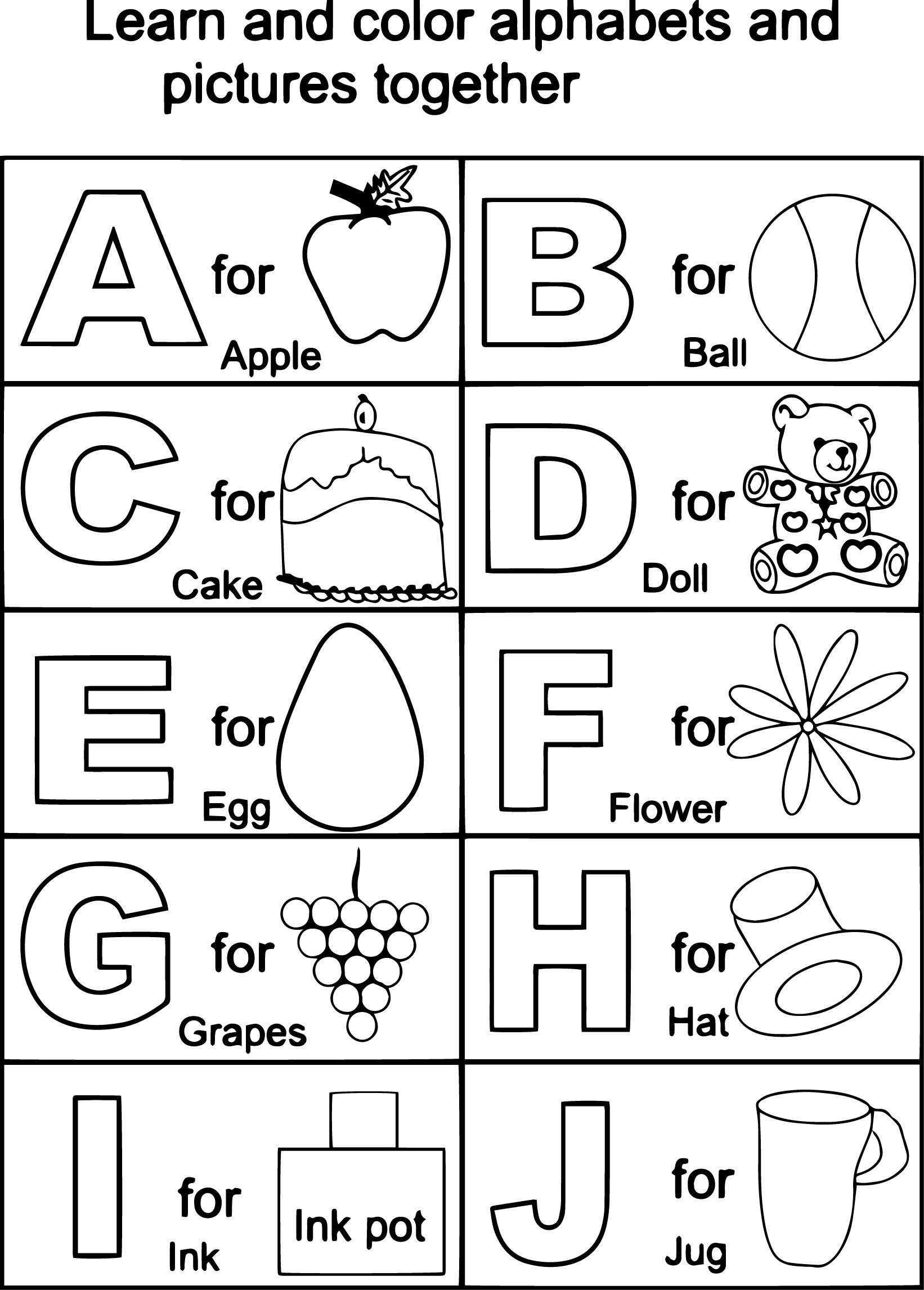 Coloring Pages Letter A 29