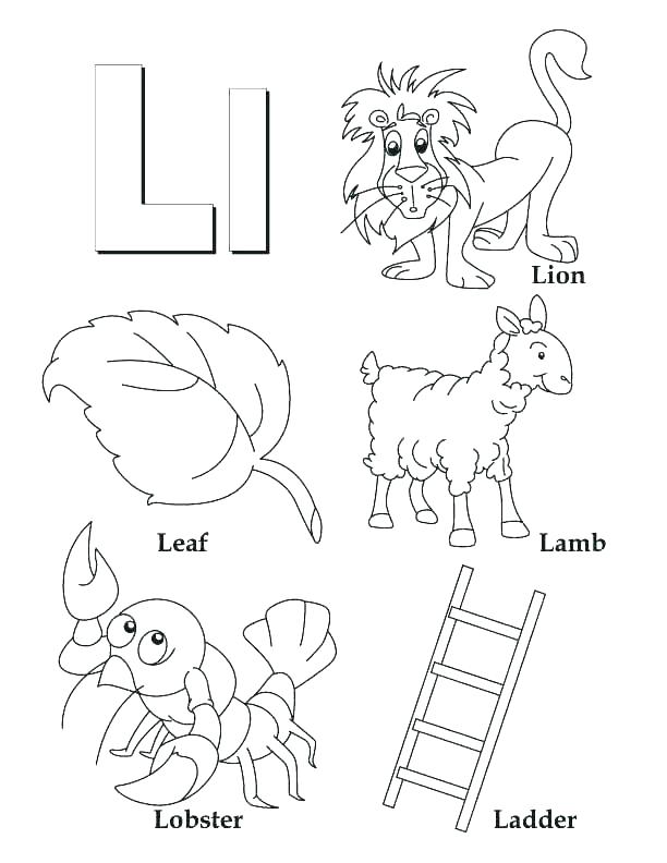 Coloring Pages Letter A 32