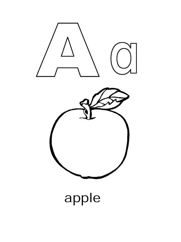 Coloring Pages Letter A 36