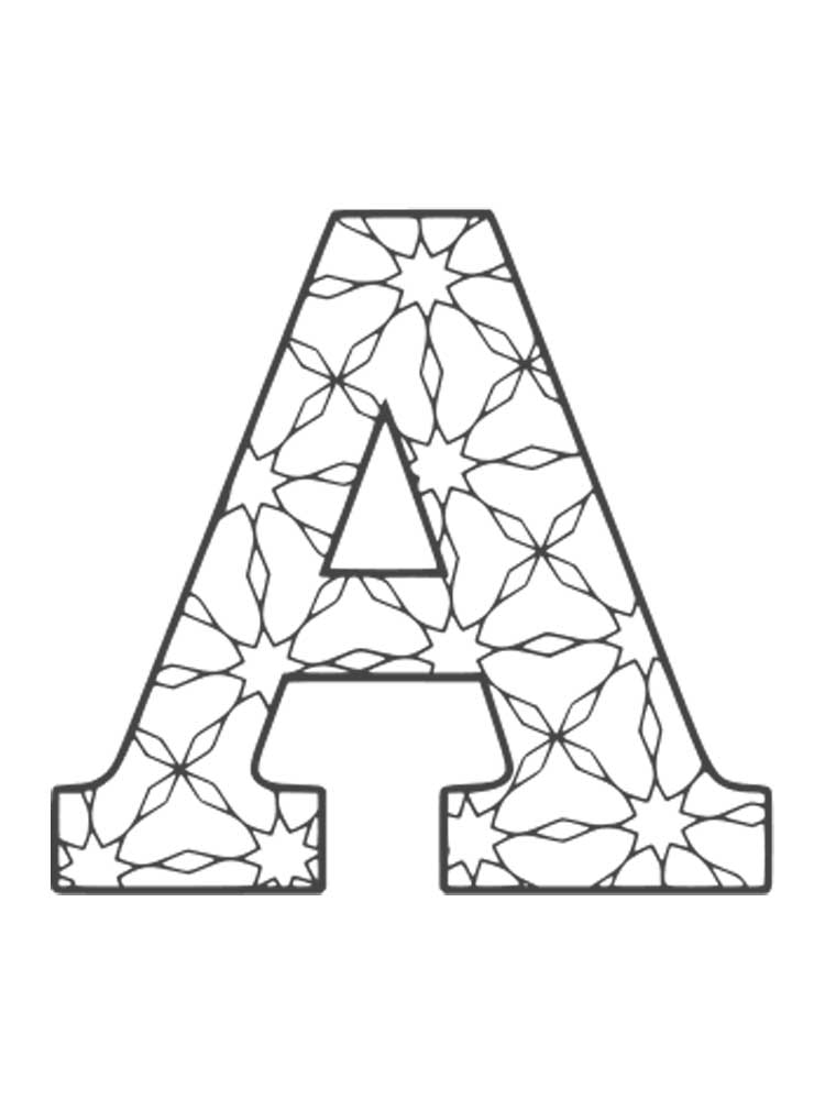 Coloring Pages Letter A 45