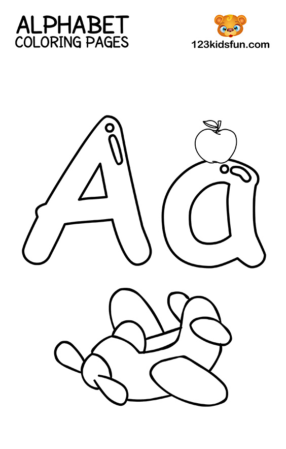 Coloring Pages Letter A 55