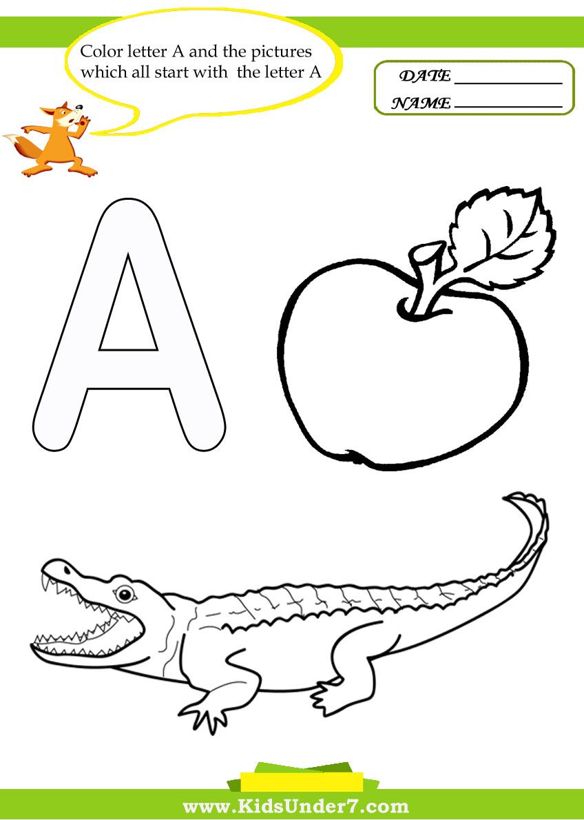 Coloring Pages Letter A 57