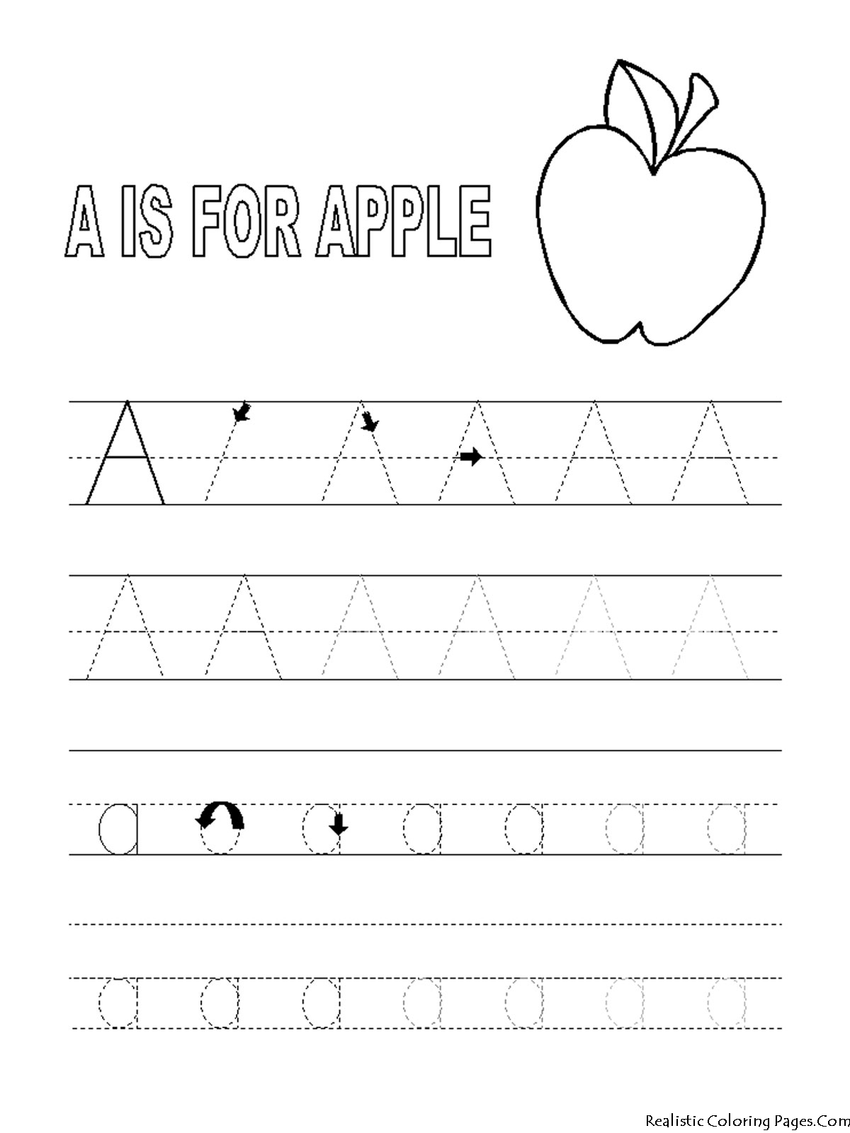 Coloring Pages Letter A 65