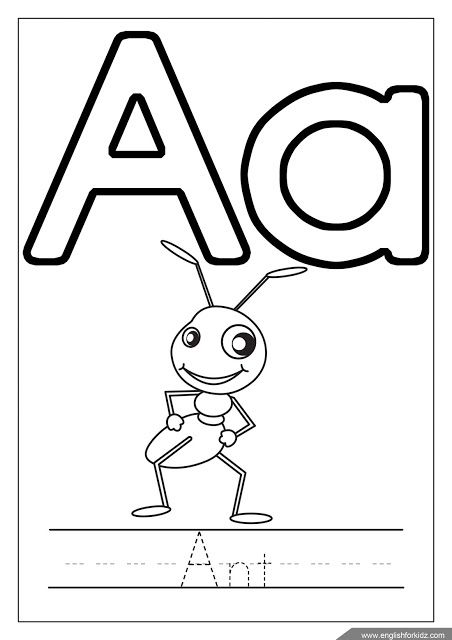 Coloring Pages Letter A 66