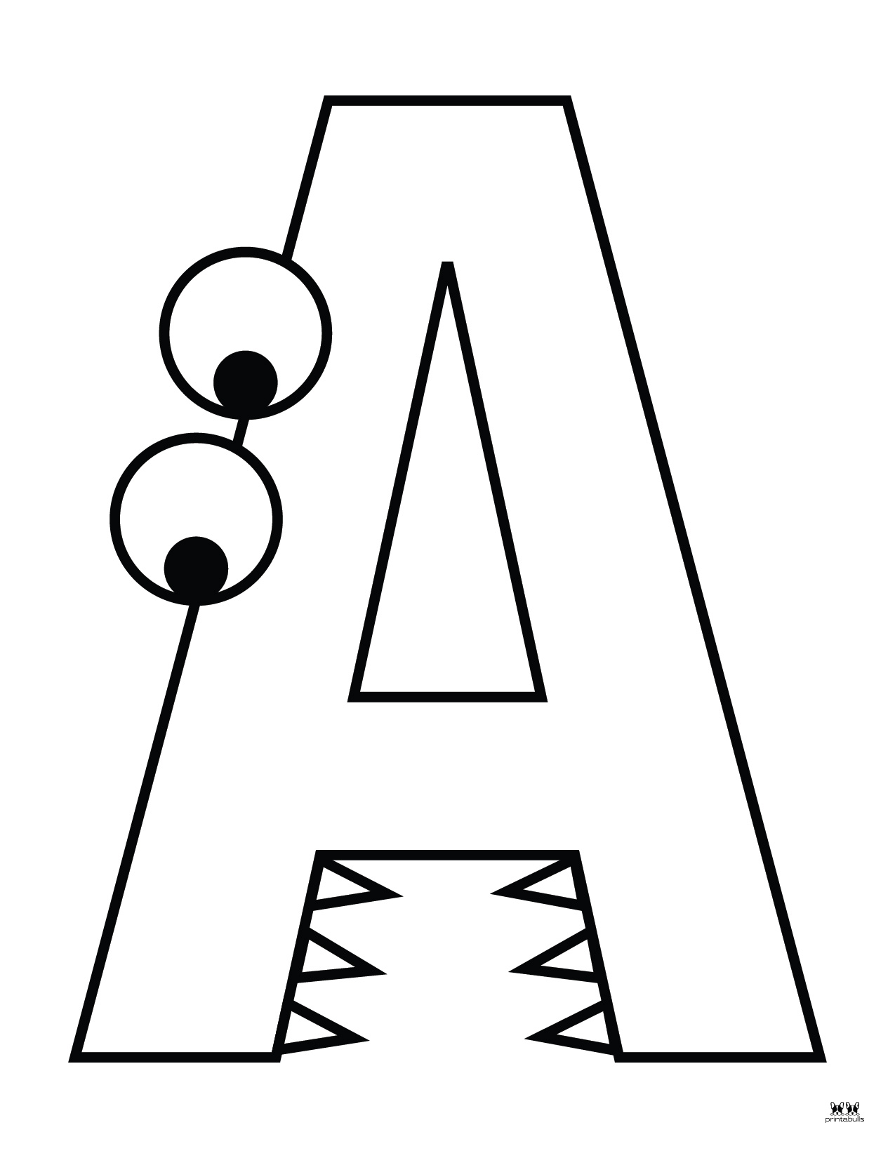 Coloring Pages Letter A 67