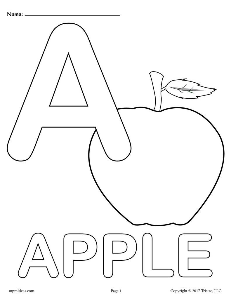 Coloring Pages Letter A 73