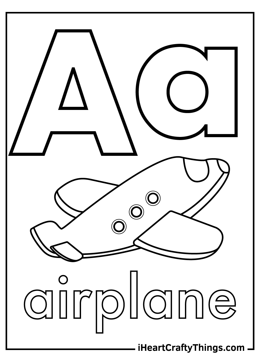 Coloring Pages Letter A 74