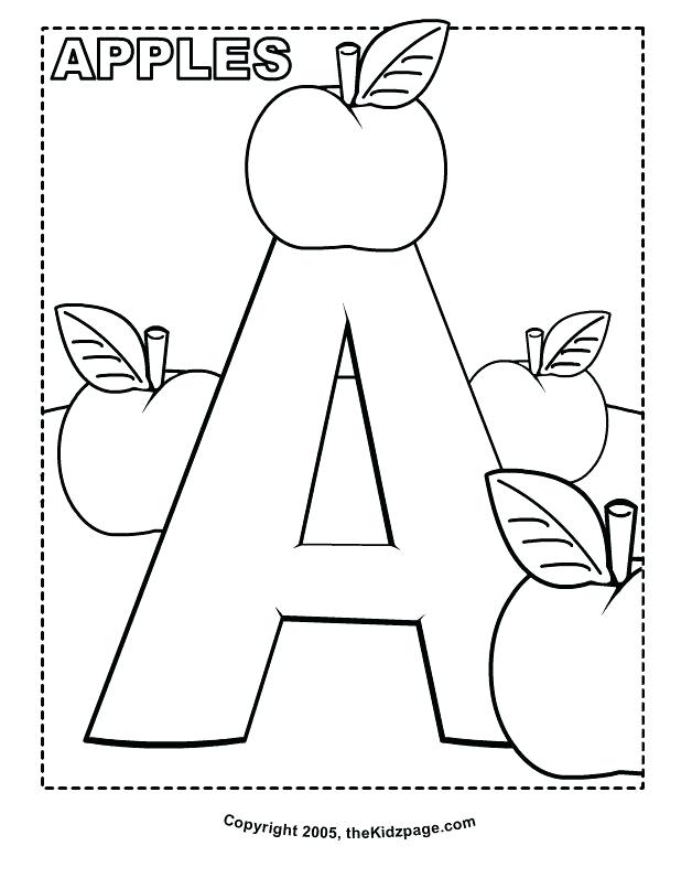 Coloring Pages Letter A 85