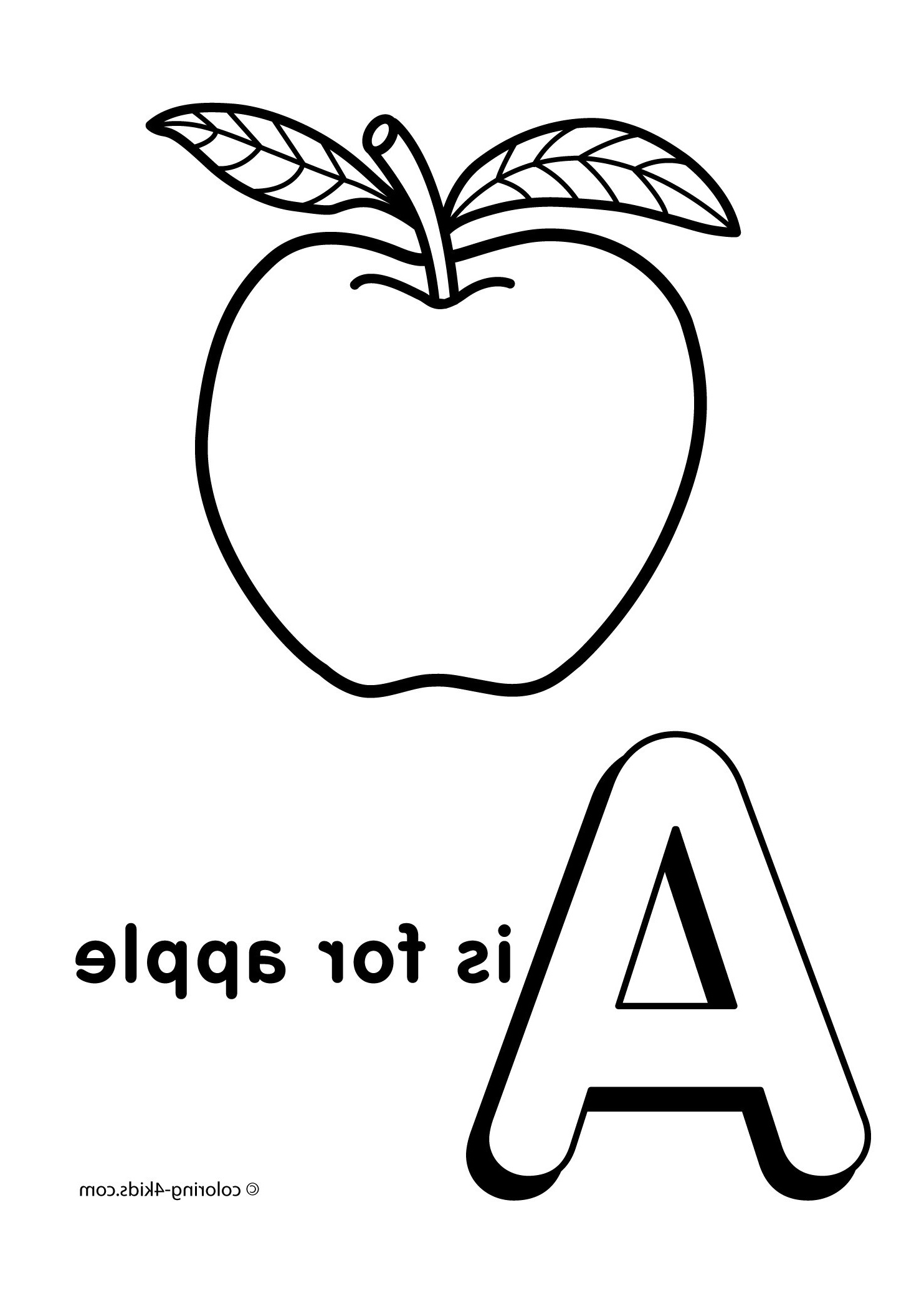 Coloring Pages Letter A 88