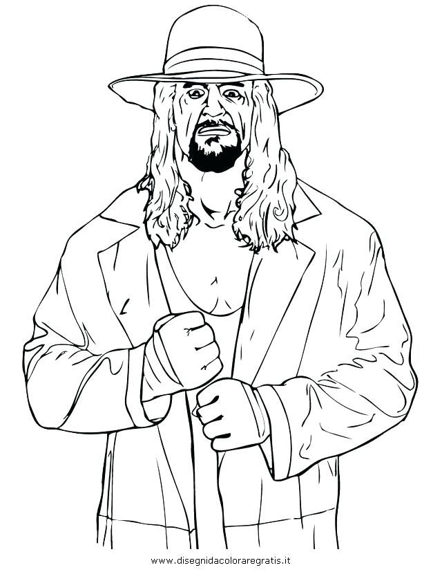 Coloring Pages Wrestling 100