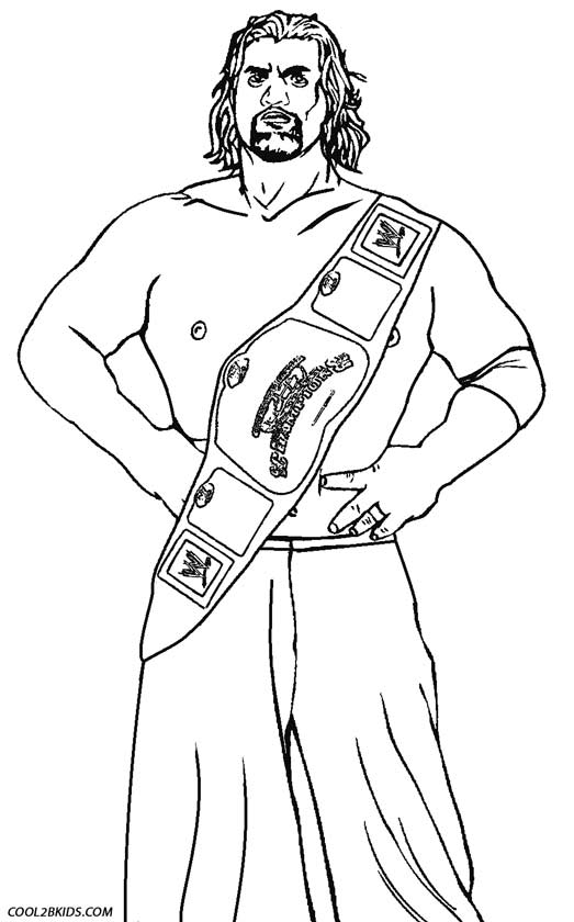 Coloring Pages Wrestling 15