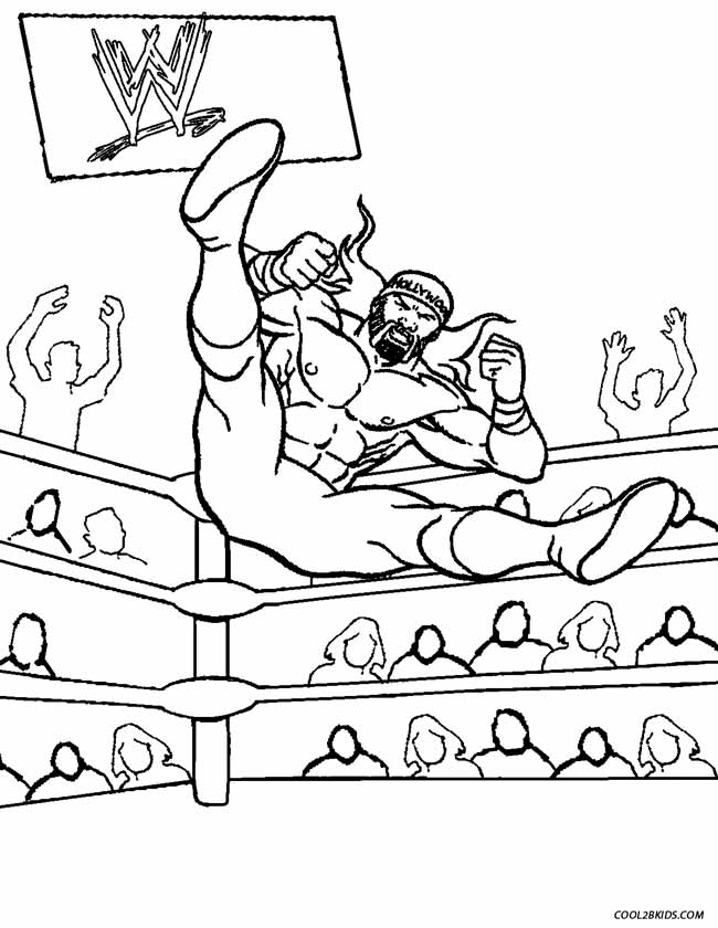 Coloring Pages Wrestling 25