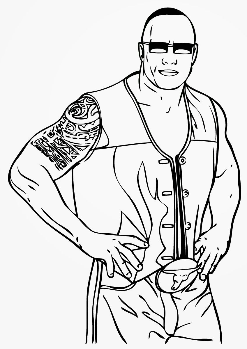 Coloring Pages Wrestling 26