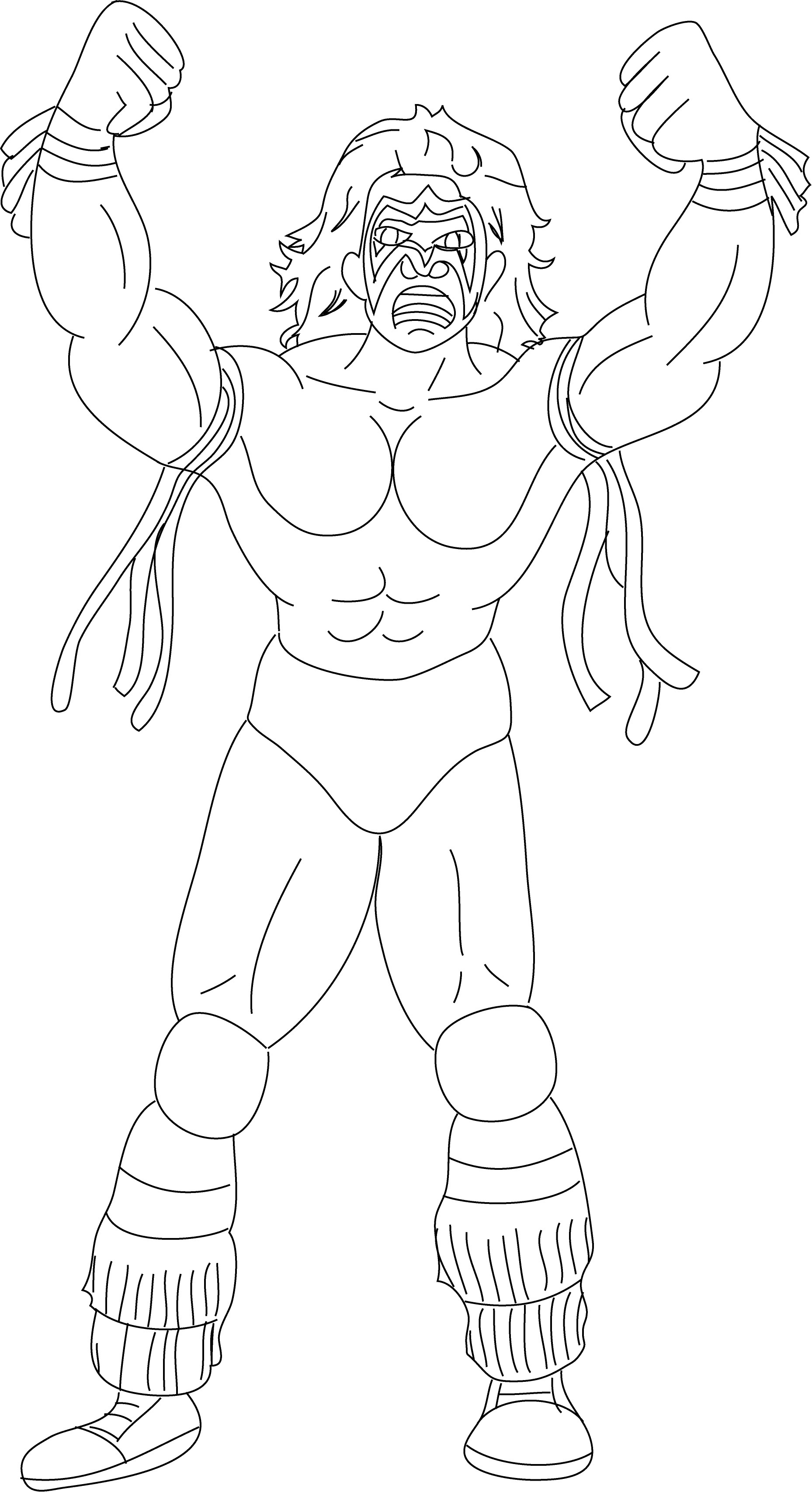 Coloring Pages Wrestling 29