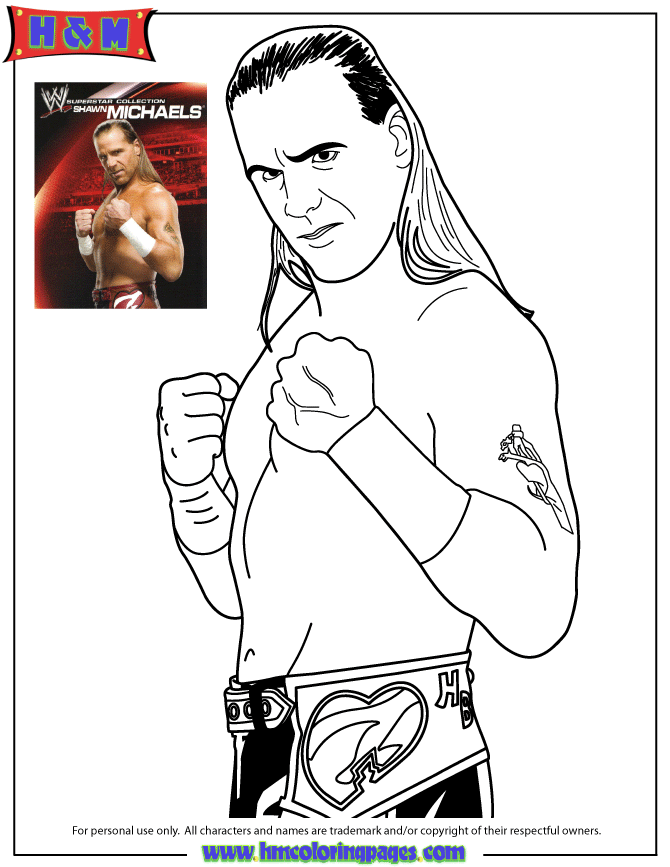 Coloring Pages Wrestling 30