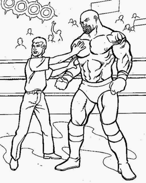 Coloring Pages Wrestling 34