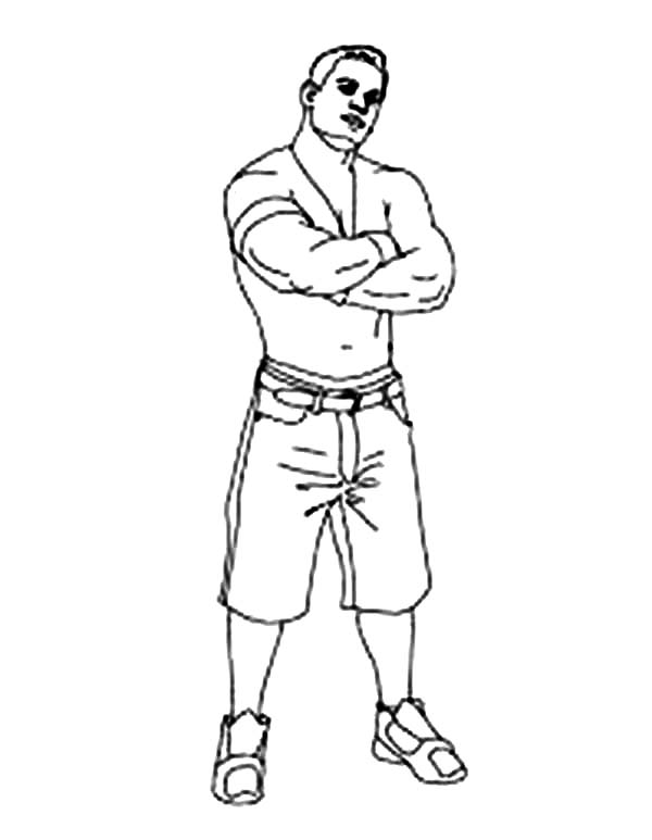 Coloring Pages Wrestling 35