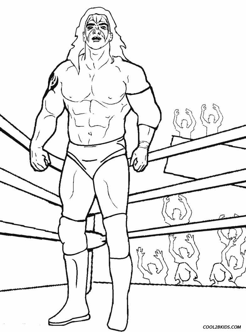 Coloring Pages Wrestling 36