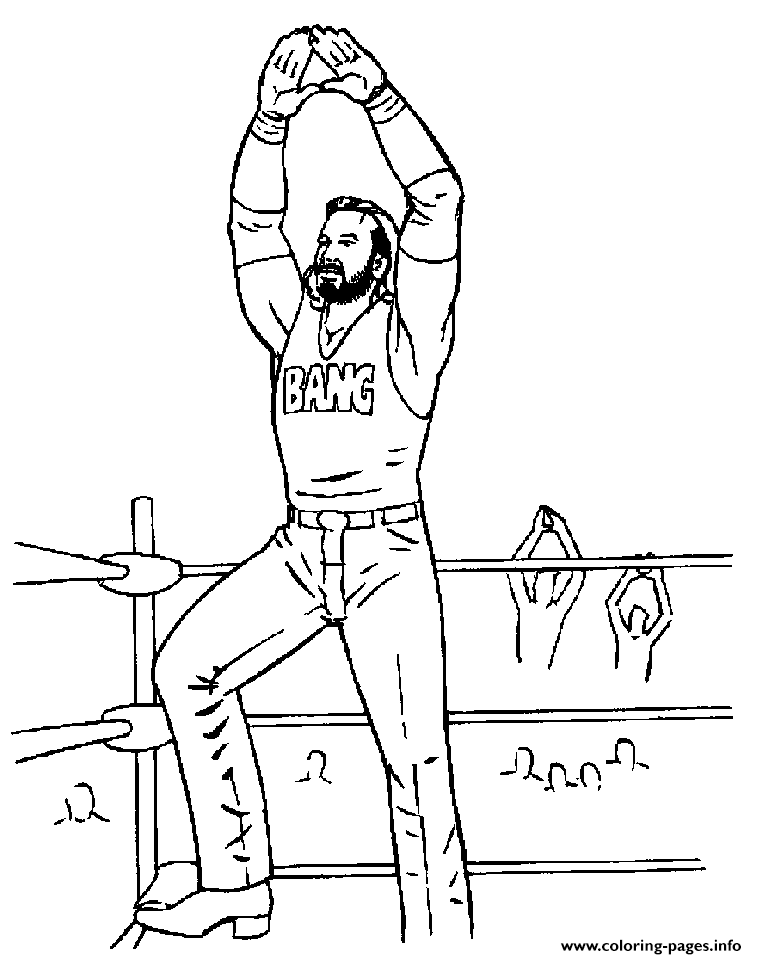 Coloring Pages Wrestling 37