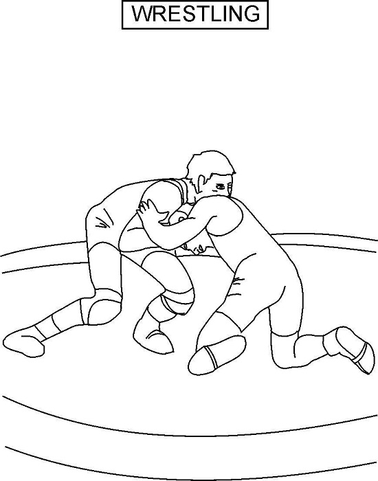 Coloring Pages Wrestling 39