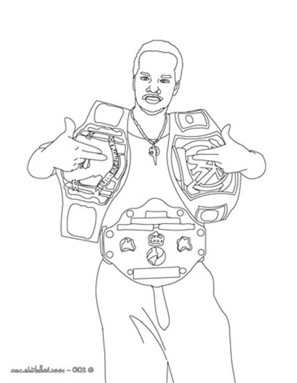 Coloring Pages Wrestling 45