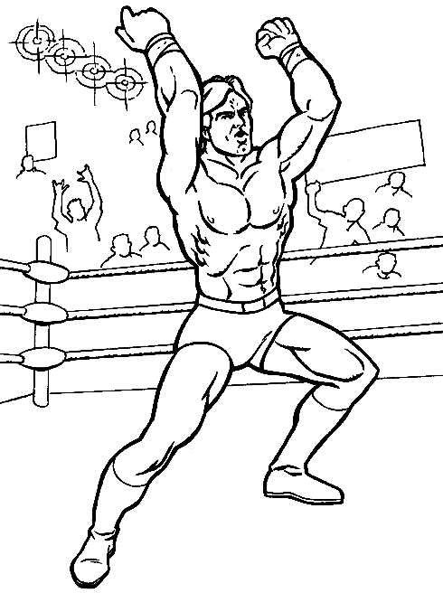 Coloring Pages Wrestling 46