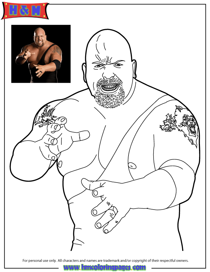 Coloring Pages Wrestling 50