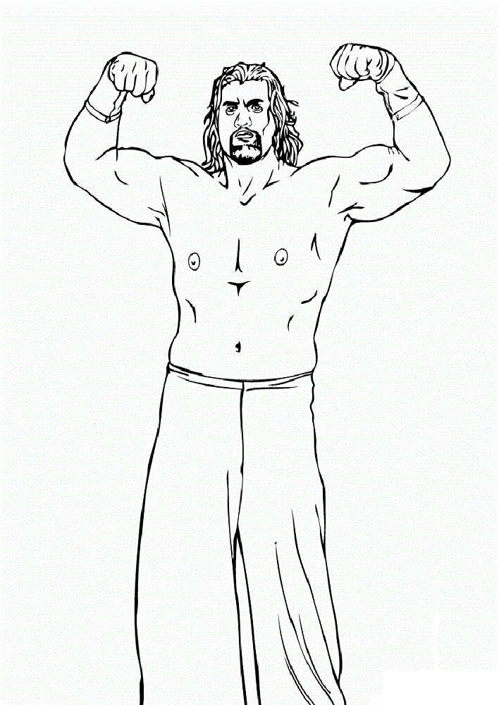 Coloring Pages Wrestling 51