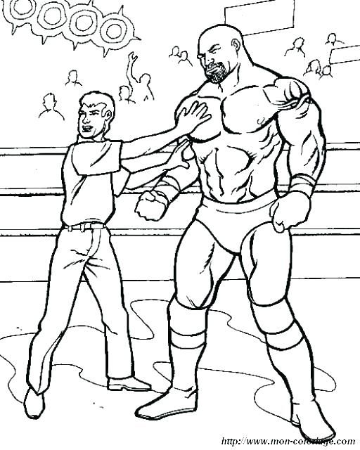 Coloring Pages Wrestling 53